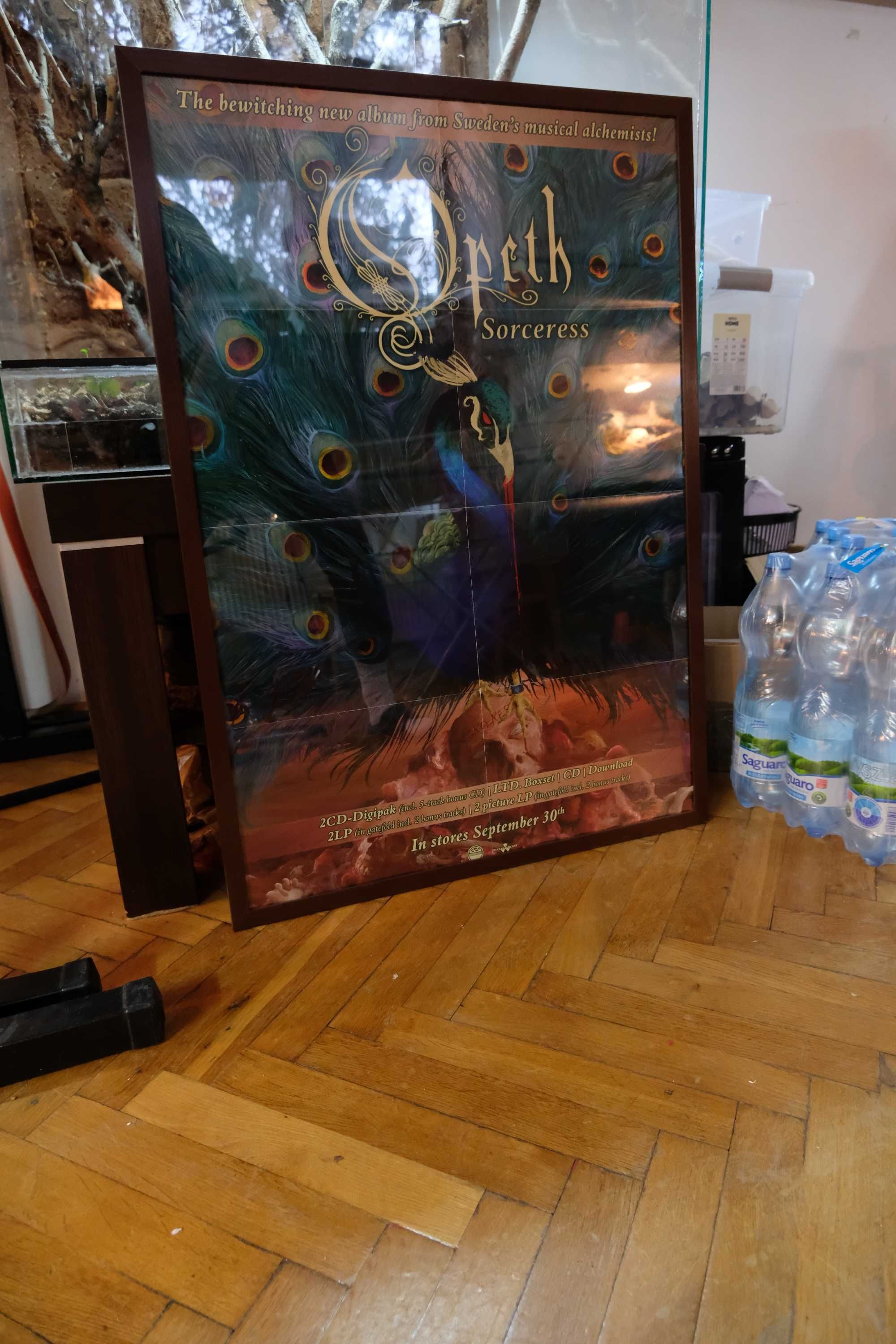 Unikat! Plakat Opeth - sorceress w ramie Iron maiden metal obraz