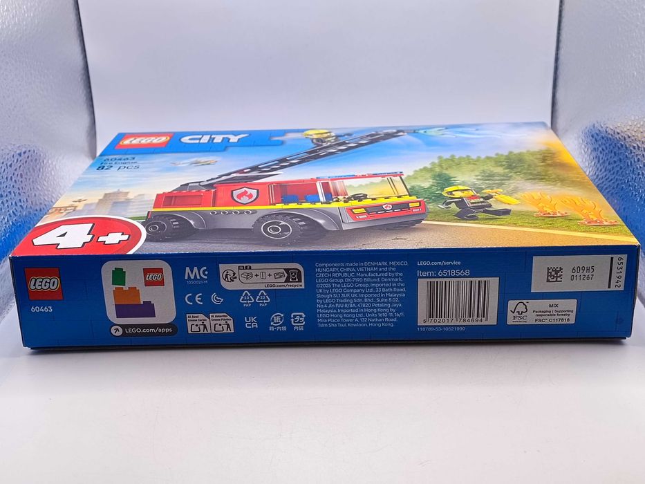 Lego City 60463 Wóz Strażacki Z Drabiną 799/09/25s 2