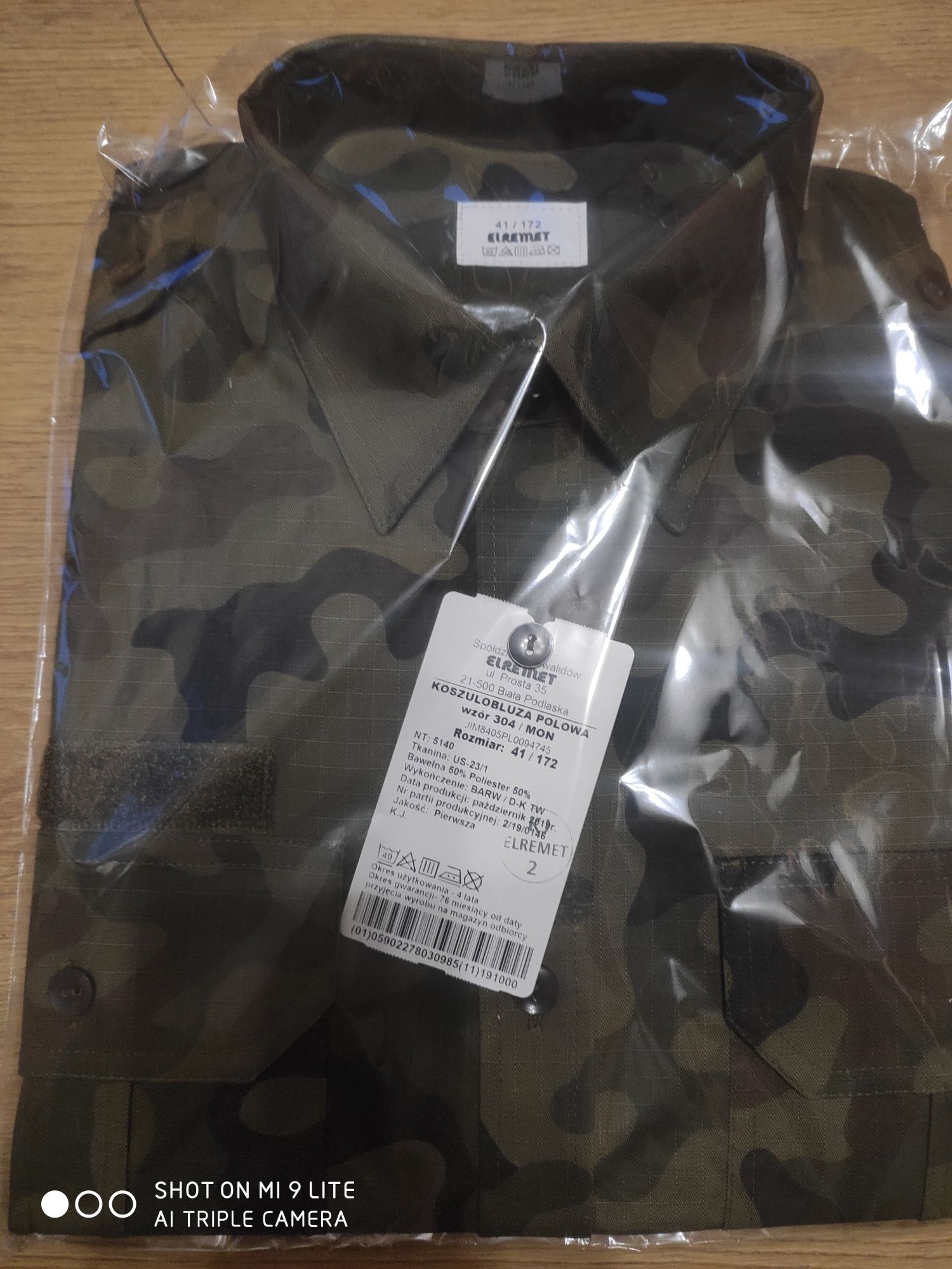 Nowa koszulo-bluza polowa wojskowa 41/172