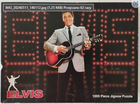 Niesprawdzone puzzle 1000 Elvis