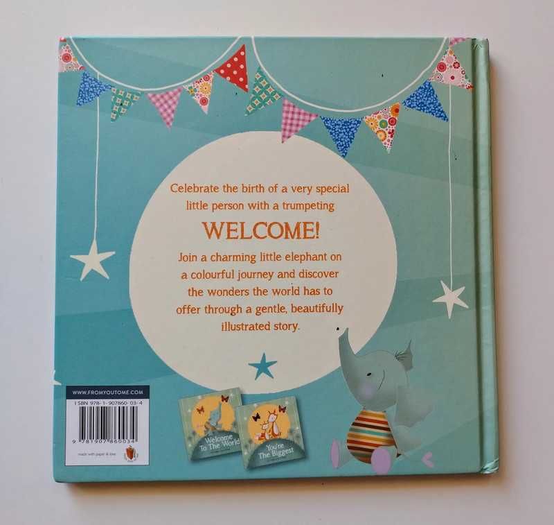 Welcome To The World Lucy Tapper książeczka dla dzieci po angielsku