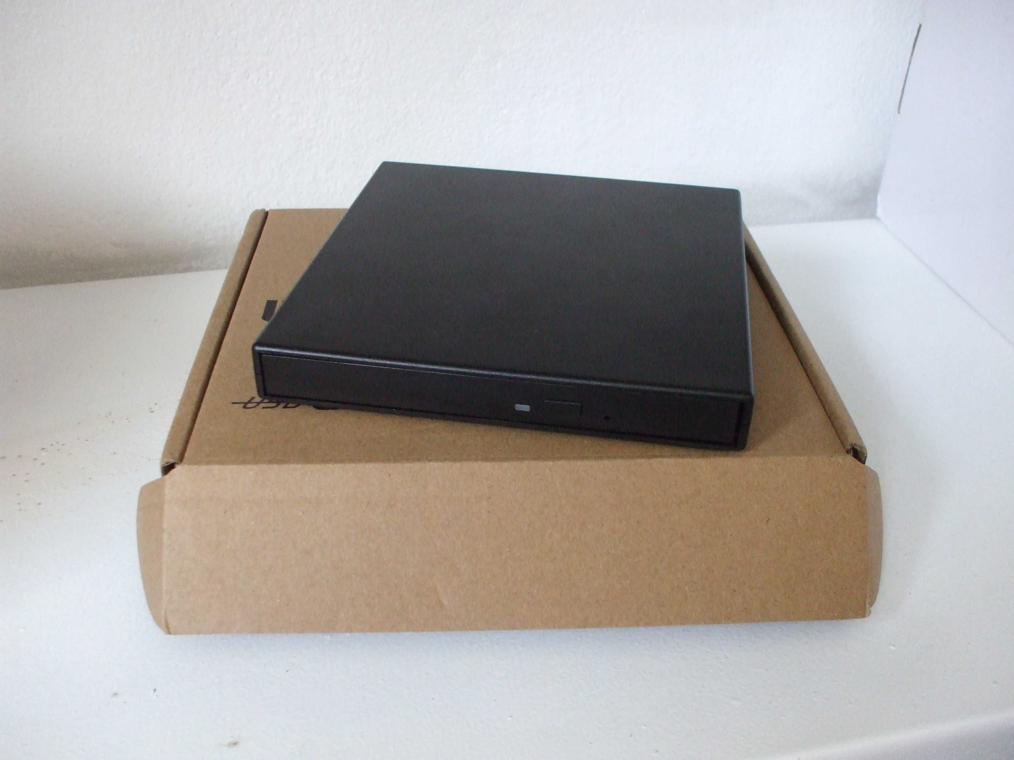 Leitor e Gravador de CD DVD±RW Externo - USB - RECONDICIONADO A+++