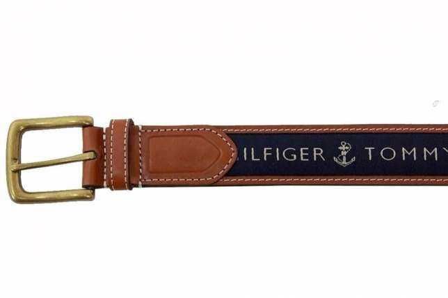 Tommy Hilfiger Новый 100% оригинал кожаный пояс США US 36 106см синий