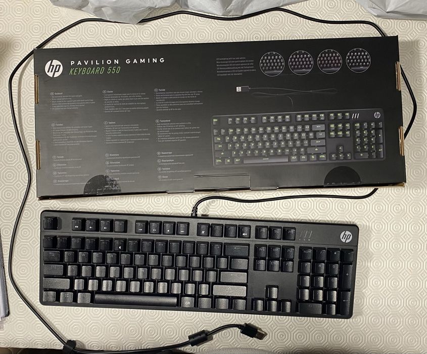 Teclado Gaming Pavilion 550 na garantia