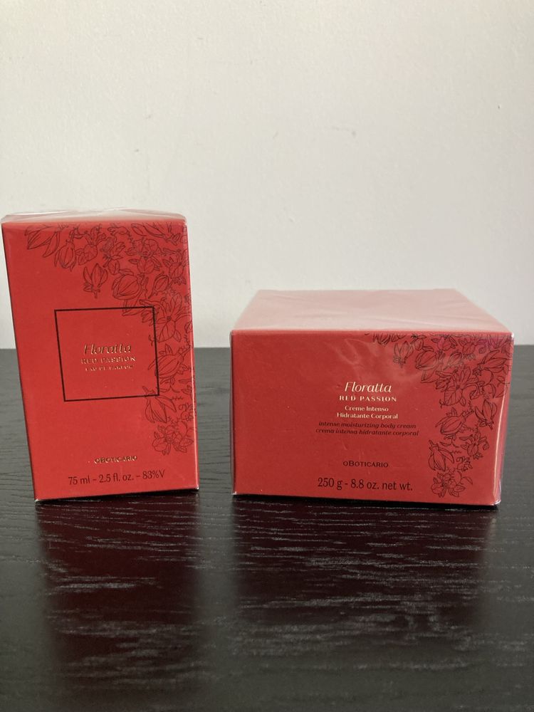 Perfume e Creme Corporal Floratta Red Passsion