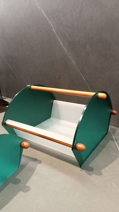 SERWETNIKI patery włoskie Biesse design tworzywo zielone białe prezent