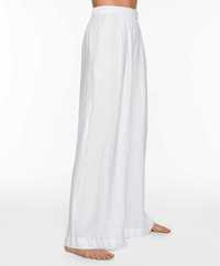 42 C&A spodnie lniane białe 90-100 cm 100% len regular 189pln