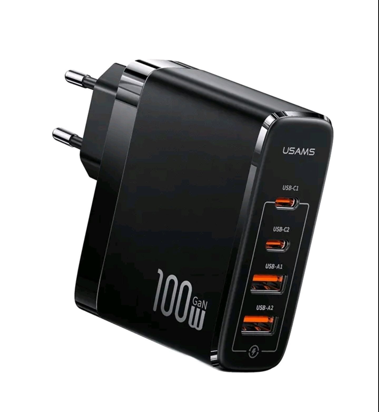 Зарядка USAMS GAN 4 ports 100W  T44 (US-CC145)