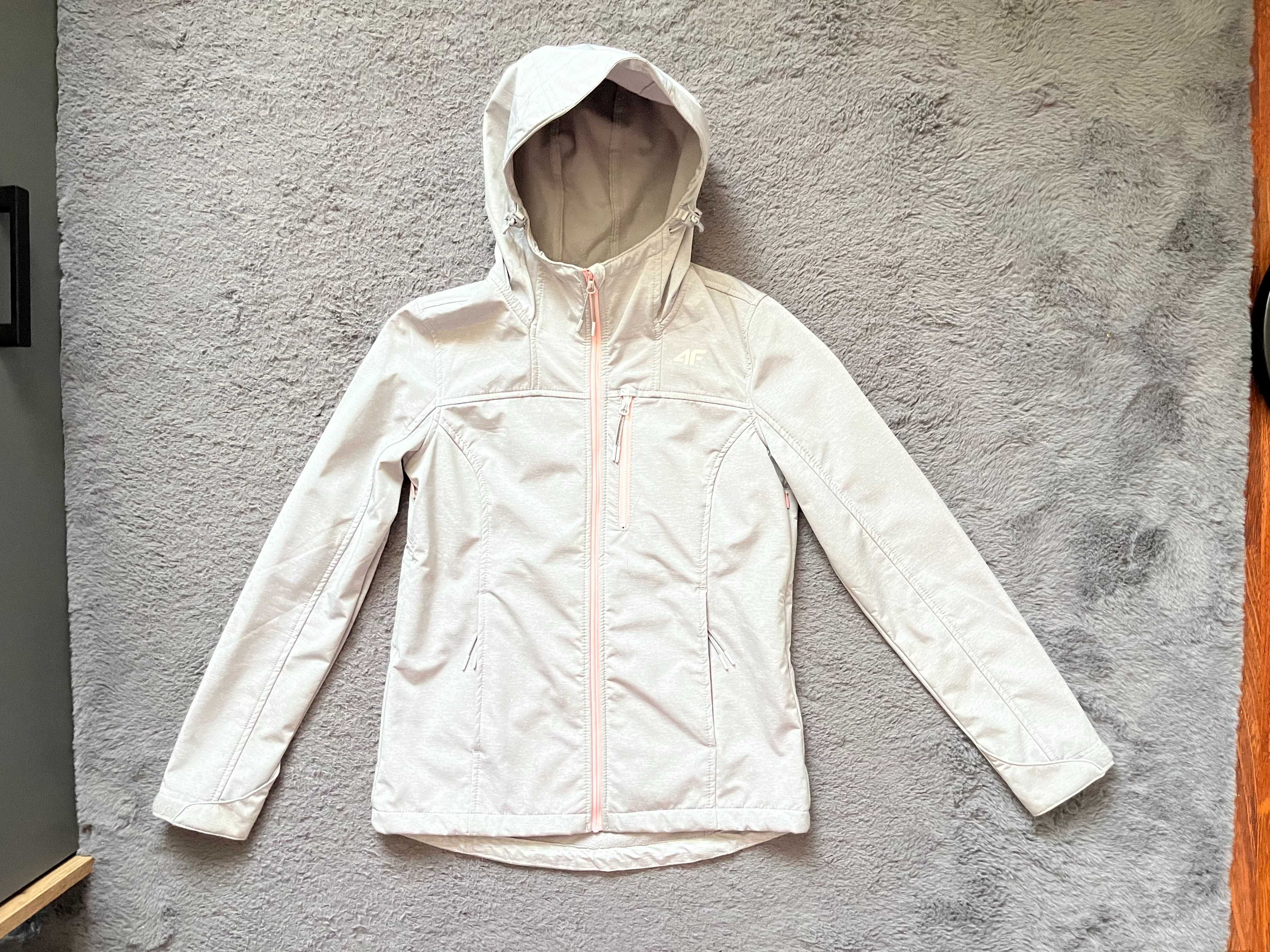 Kurtka/bluza szara, softshell, wiatro i wodo-odporna, membrana 8000