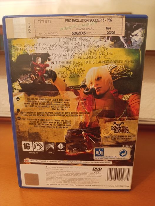 Devil May Cry 3 Dante's Awakening Sony PS2 PlayStation 2