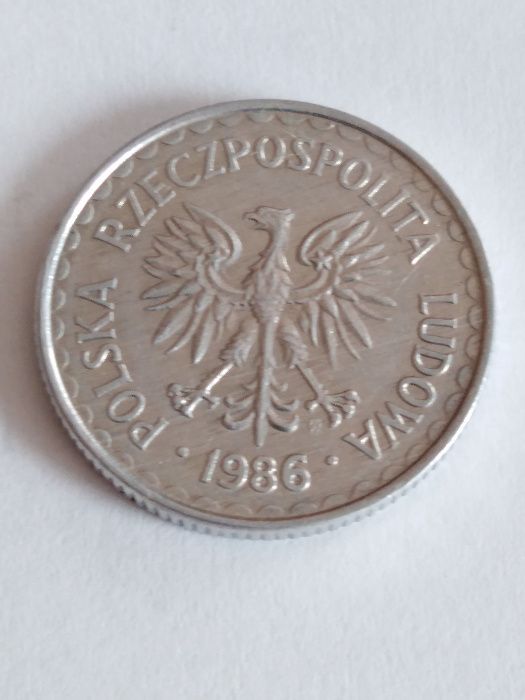 1 złoty 1986 r. Al
