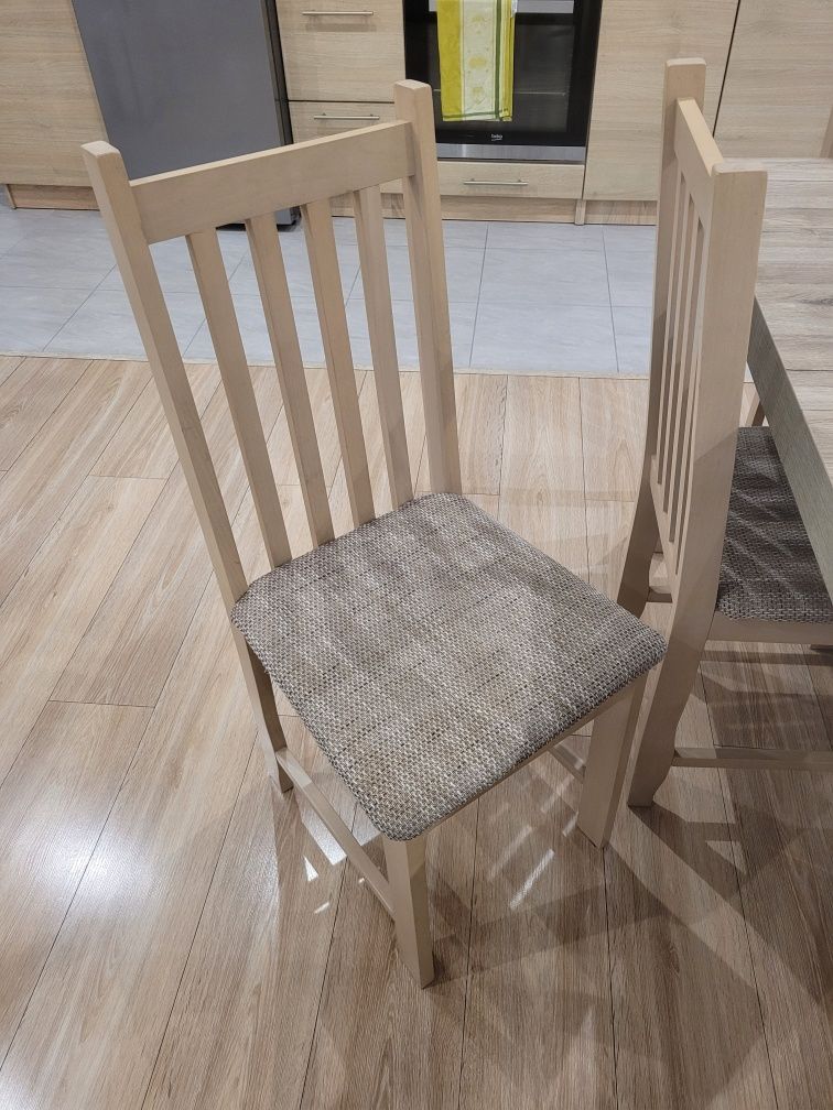 Stół 140x80 i 6 krzeseł
