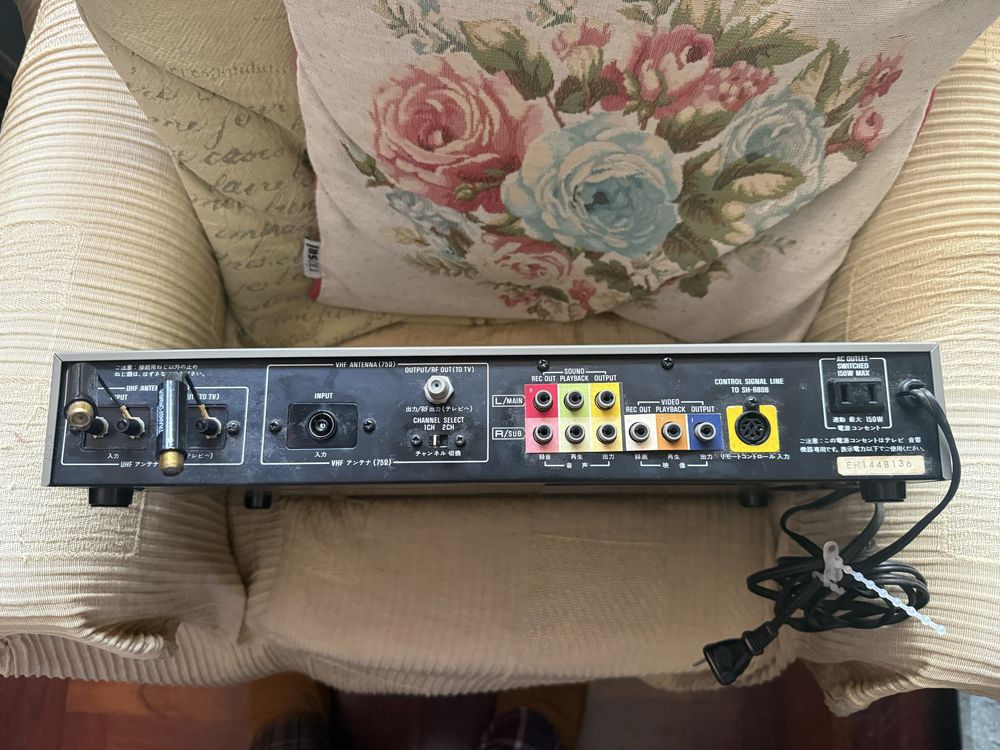 Technics TV sound Multiplex Tuner ST-808V color rare 100% funcional