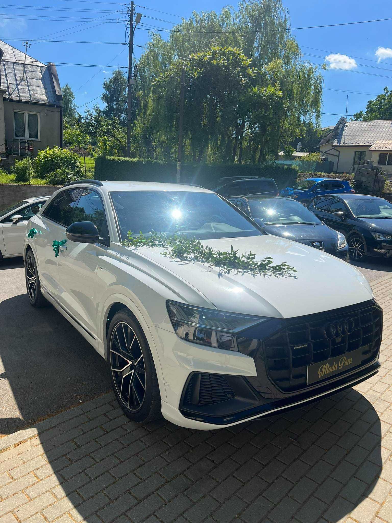 Auto do ślubu Audi Q8 wesele imprezy okolicznościowe