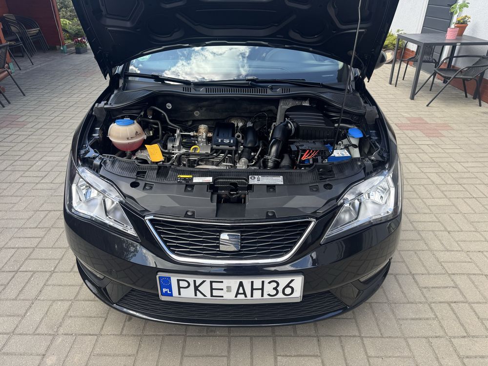 Seat Ibiza 1.2 86 KM sprowadzony 2014 zarejestrowany klimatronic alumy
