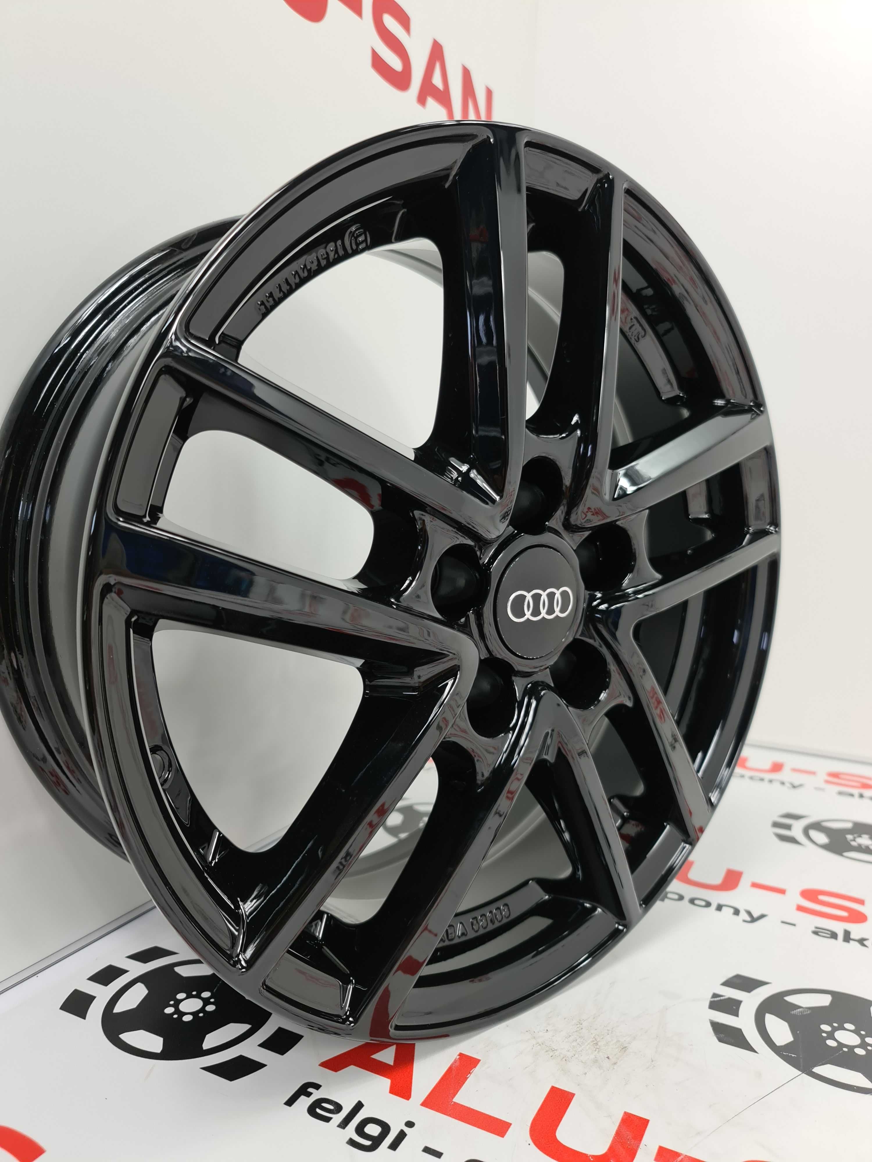 NOWE alufelgi AUDI 16" 5x100 A1 A2 A3 TT - Czarny