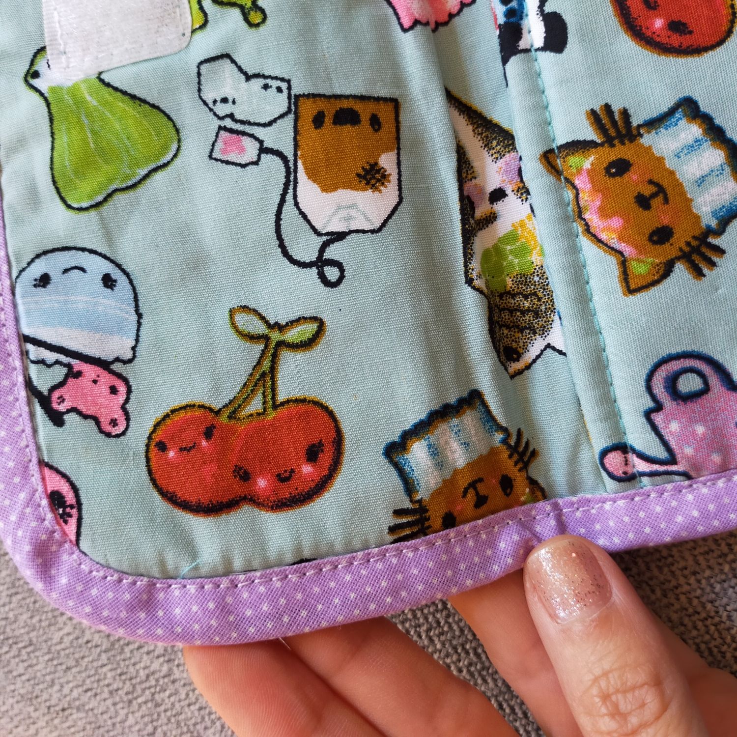Capa para Tablet em tecido kawaii