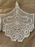 Renda crochet p/ cortina
