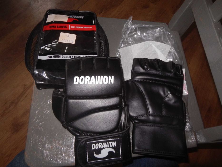 Wyprzedaż-> Rękawice do walk mma/karate rozm XL czarne ostatnie