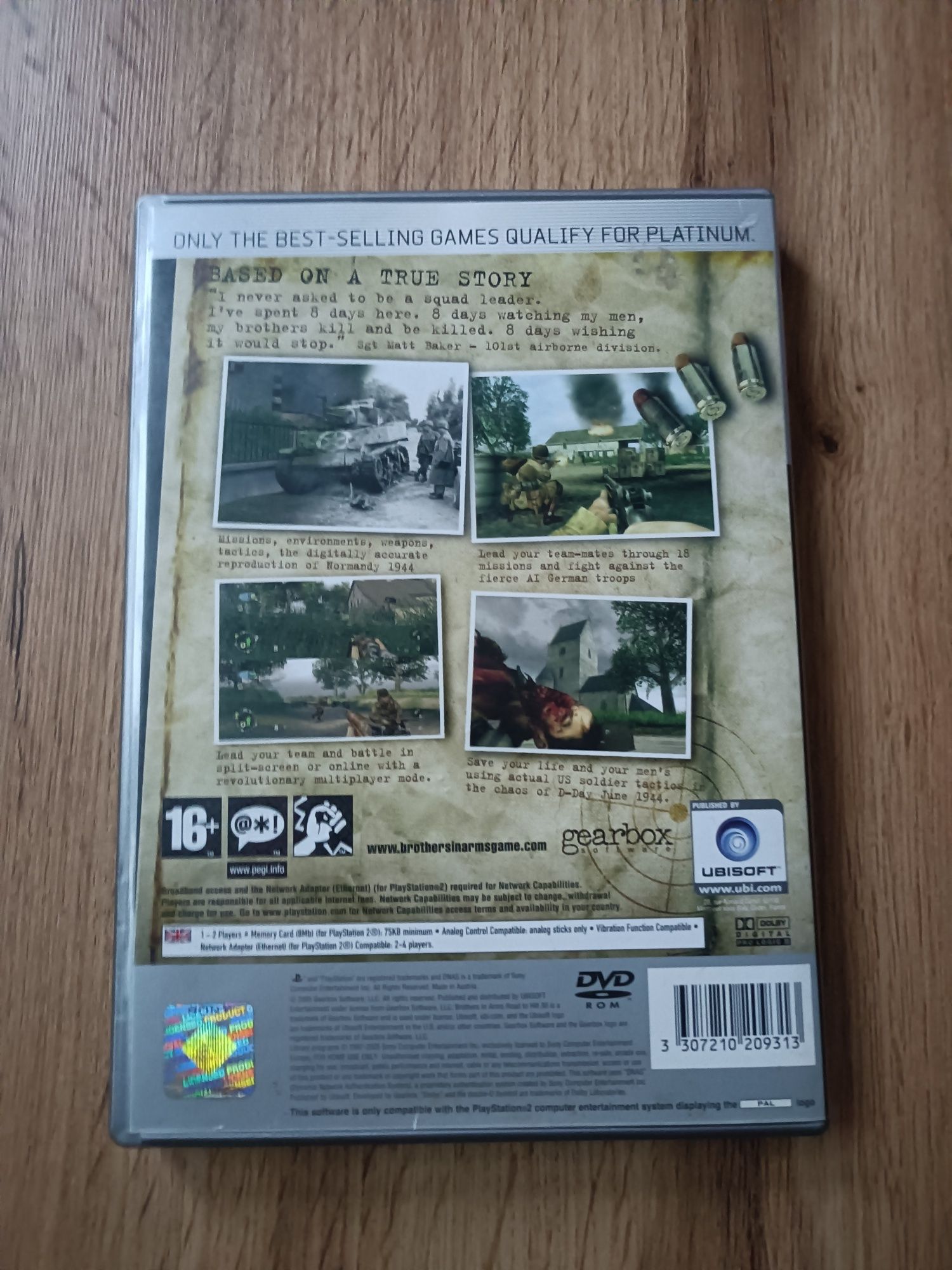 Brothers in Arms Road to Hill 30 PS2