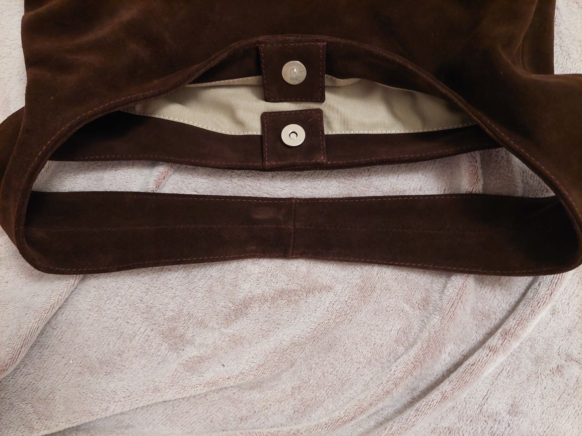 Сумка Nukot - Hobo Bag Suede Choco