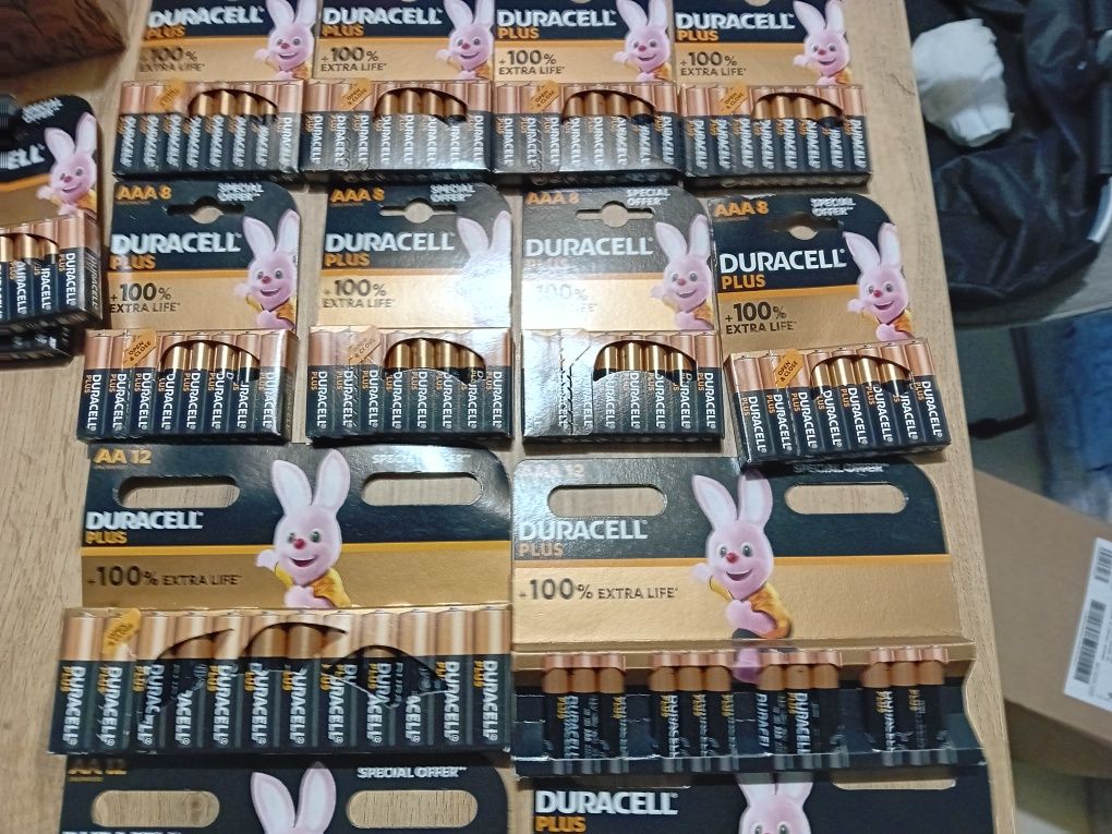 Baterie duracell aa,aaa. 60 sztuk-72 zlotych