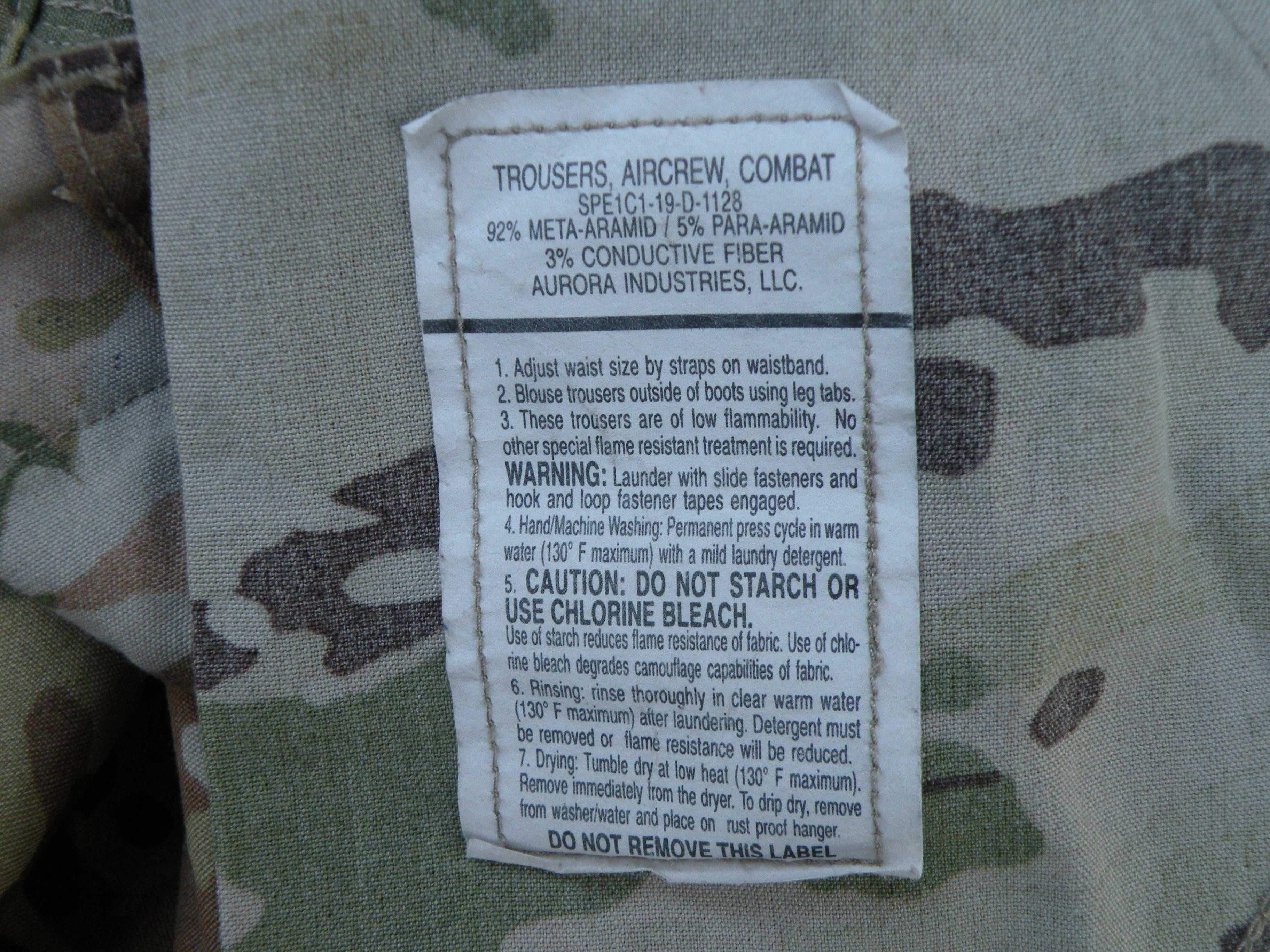 Spodnie air crew multicam ocp medium short