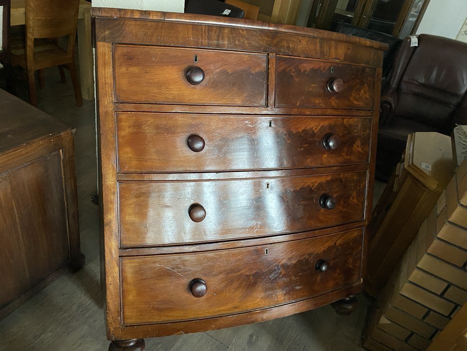 Komoda bieliźniarka drewniana antyk 100% drewno fornirowana FV DOWÓZ