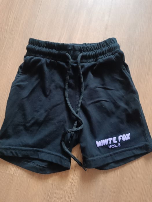 Шорти дитячі чорного кольору бавовна WHITE FOX 104см