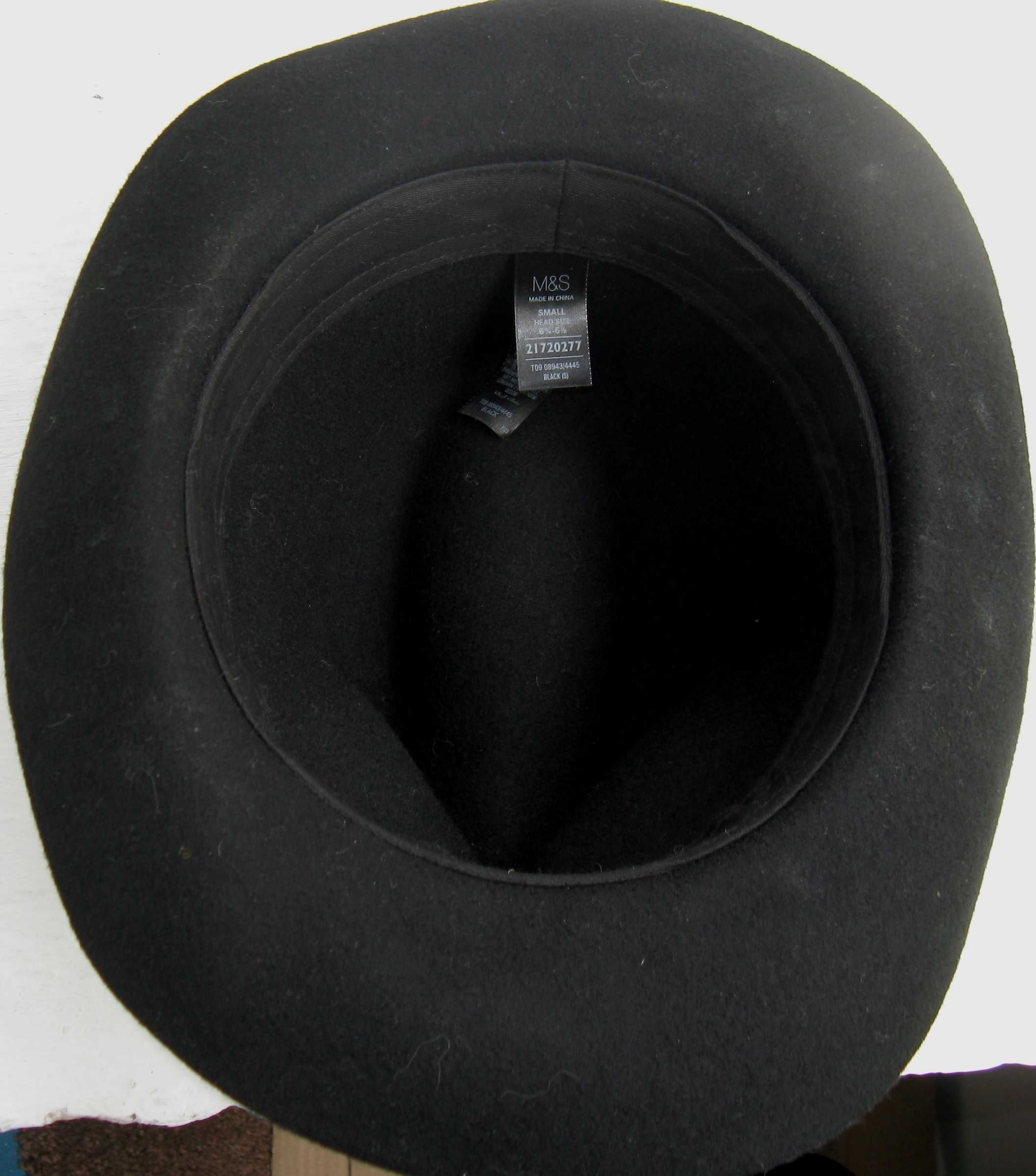 Шляпа мужская фетр федора M&S  размер 56/57