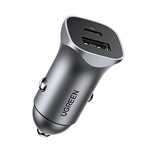 Ugreen ładowarka samochodowa USB Typ C / USB 24W Power Delivery Quick