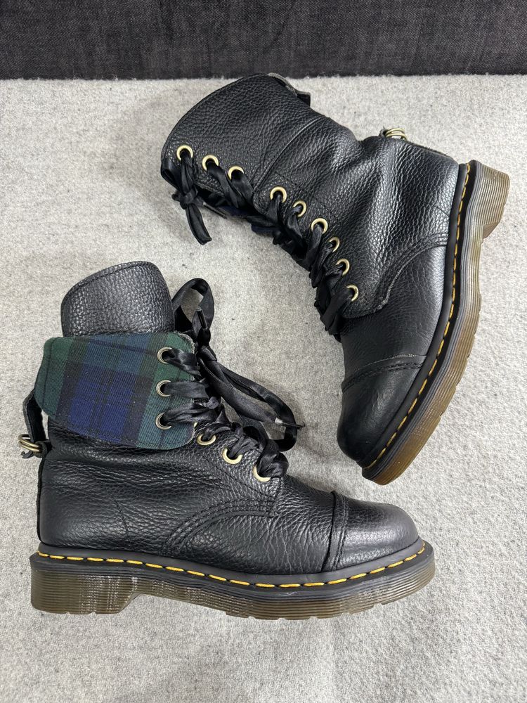 Dr. Martens Aimilita Leather 9 eye glany boots buty skórzane botki 38