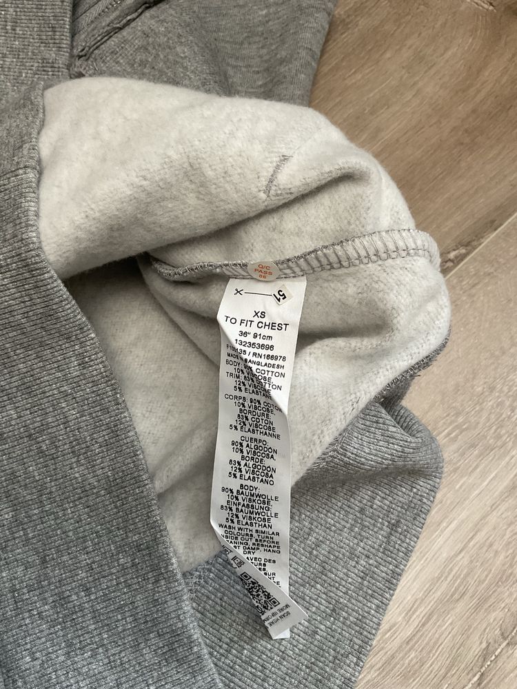 Толстовка зіпка худі утеплена Asos розмір XS НОВА