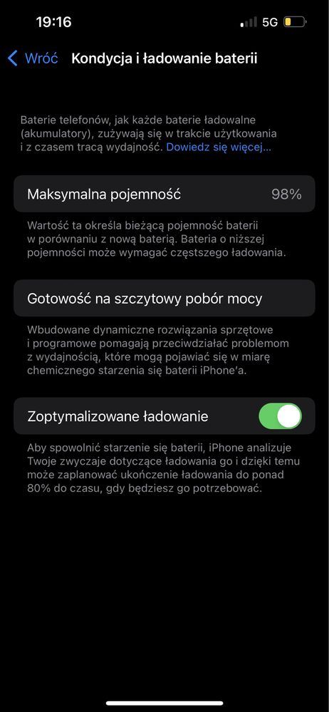 iPhone 14 gwarancja bateria 98% stan idealny