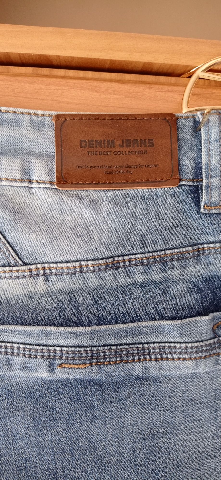 Spodnie Jeans Męskie Rozmiar 38 W 38 L 34 Obwód w pasie 98 cm