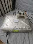 Xbox Classic Crystal edition zestaw z okablowaniem i padem przerobiona