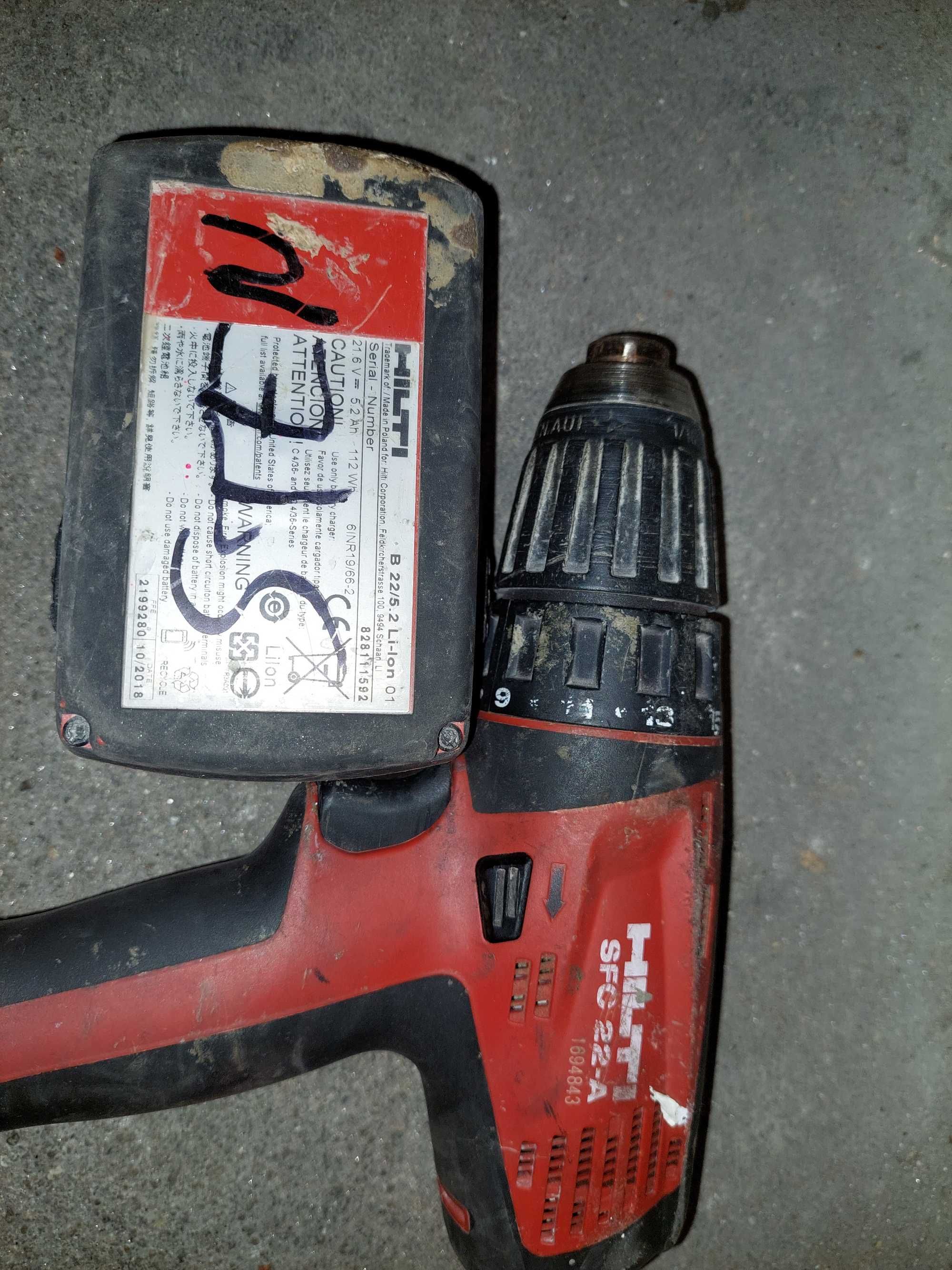 Hilti aparafusadora