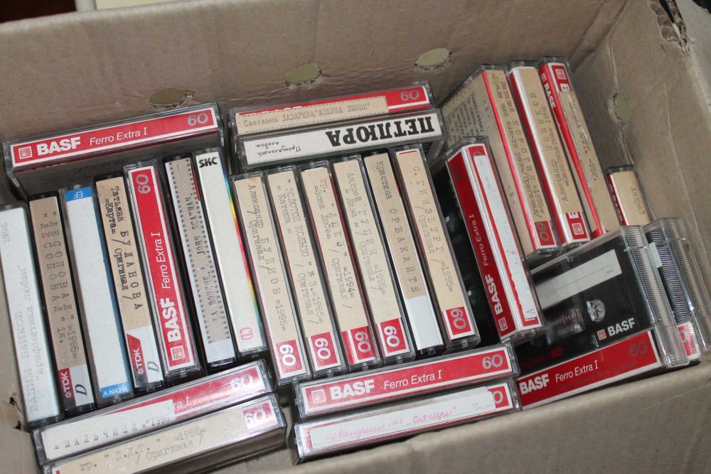 аудио кассеты басф 60 мин студийная запись