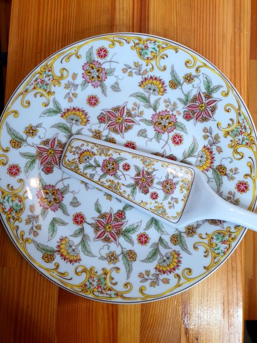 Набор для торта тарелка и лопатка Тортовница