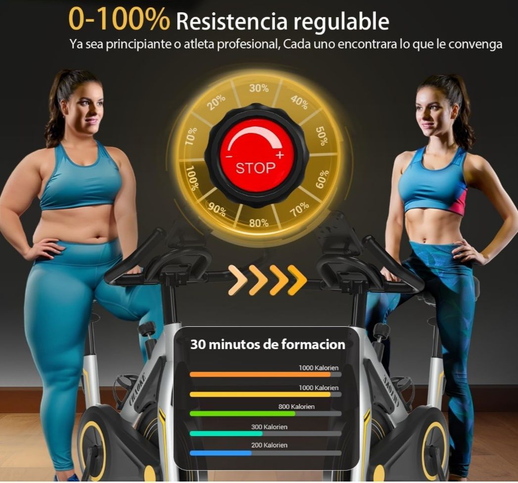 Bicicleta estática - Magnética
