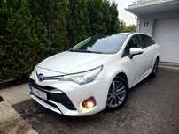 Toyota Avensis 2.0D4D 143KM Prestige salonPL ASO bezwypadkowy skóry panorama kamera