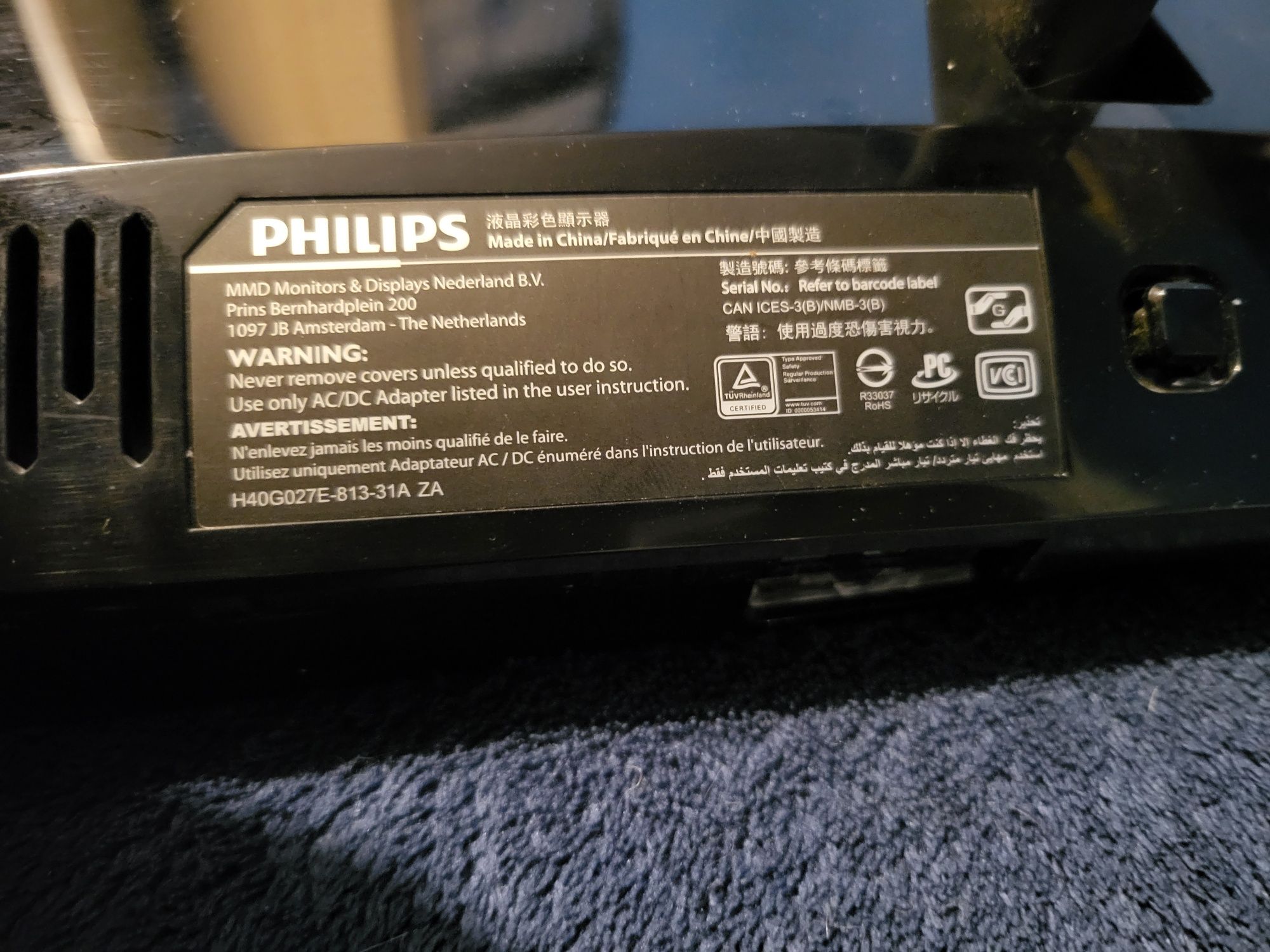 monitor phillips 276e8v do naprawy