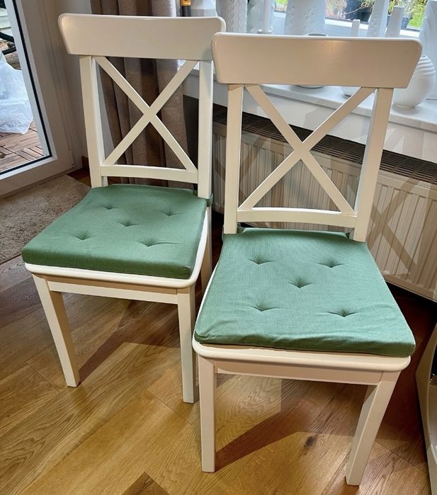 Ikea stol rozkladany bialy