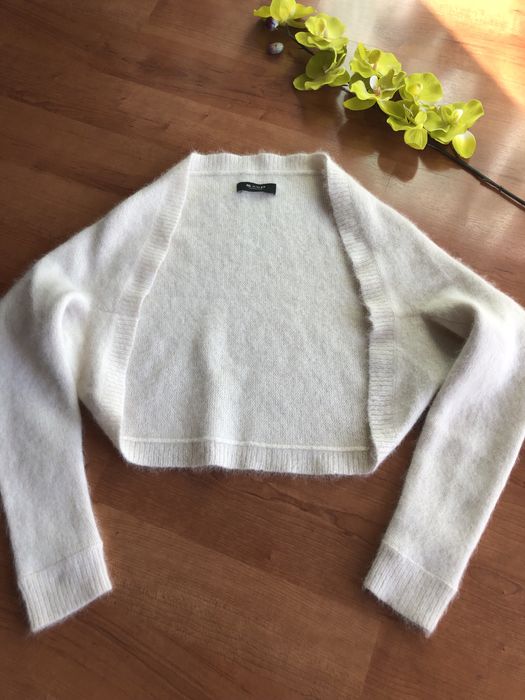 Балеро с длинным рукавом,(80%ангора);не только на свадьбу).Из Германии