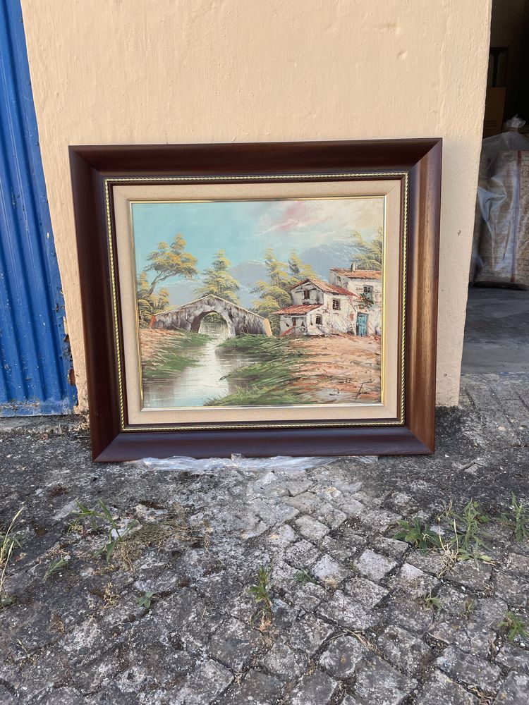 Quadro pintado à mão
