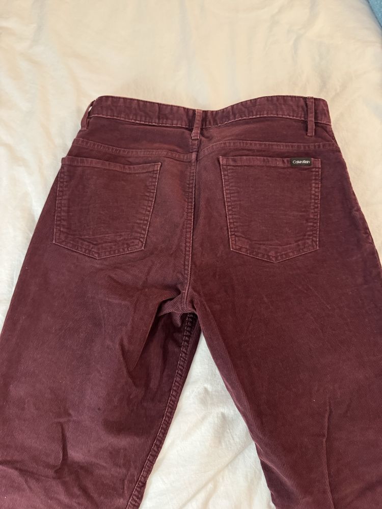 Calvin klein calças de bombazina 30 x 30