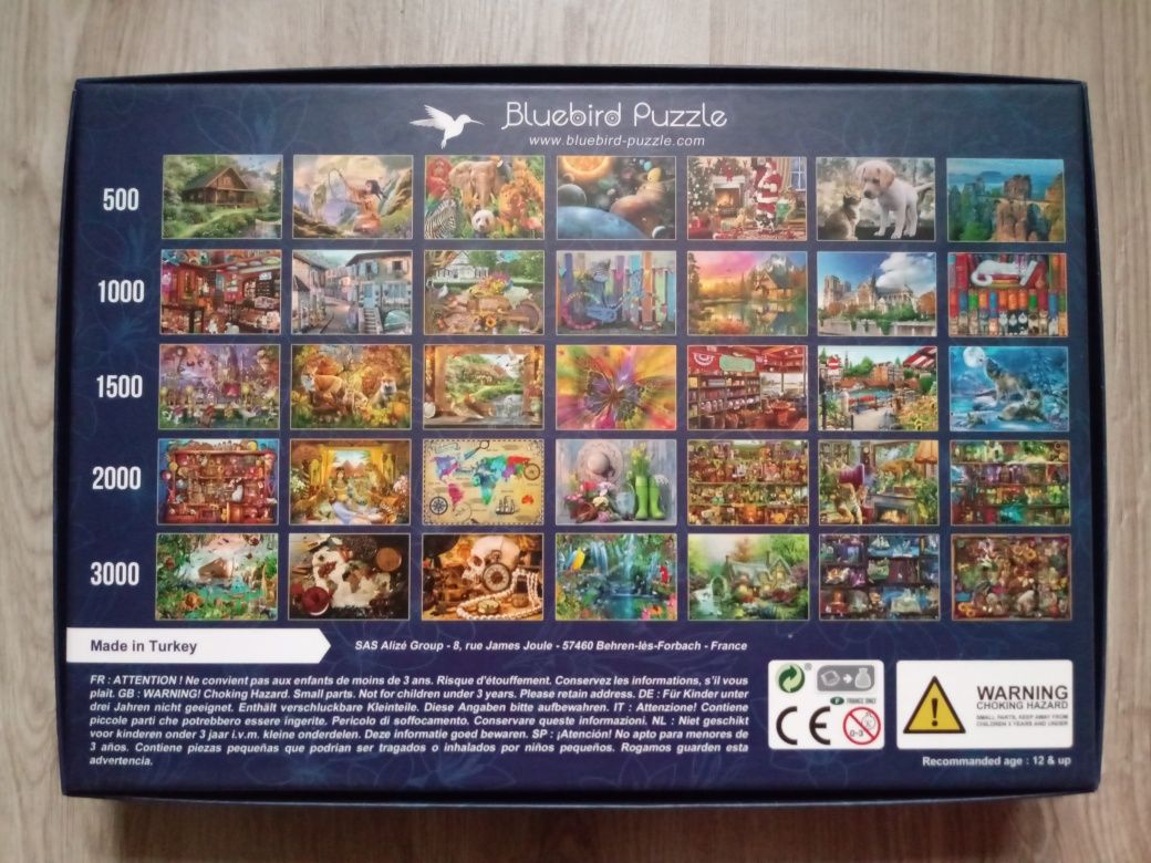 Puzzle świąteczne Bluebird 2000