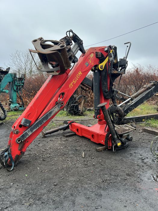 Лісовий кран маніпулятор Palfinger Epsilon 120z грейфер Loglift Penz