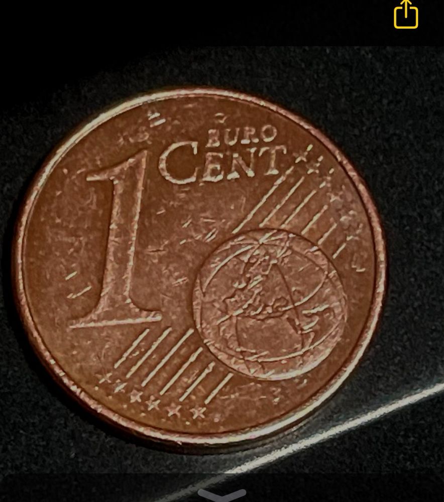 Moeda 1 Cent D 2002