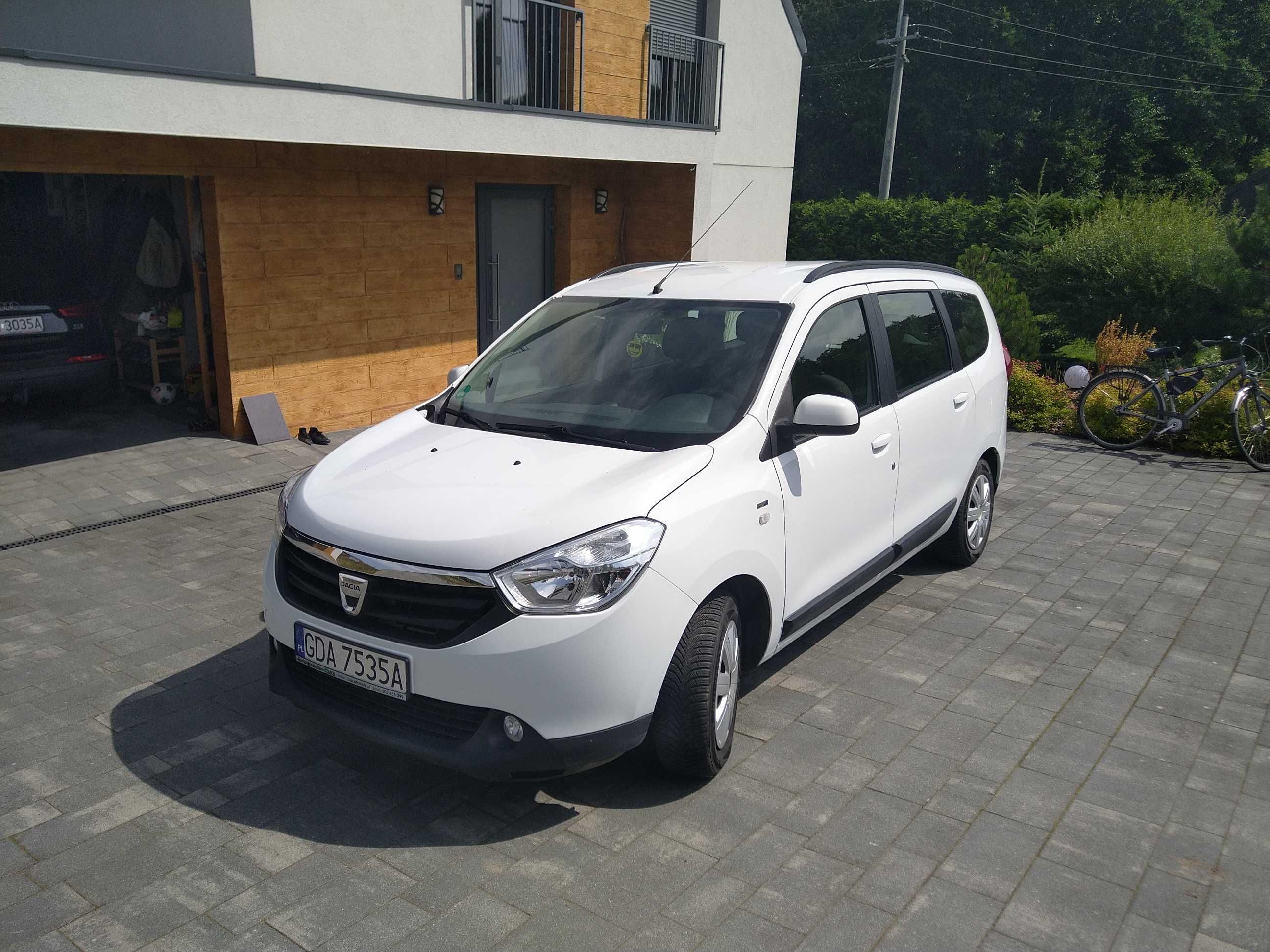 Dacia Lodgy 2014 mały przebieg, bezwypadkowy